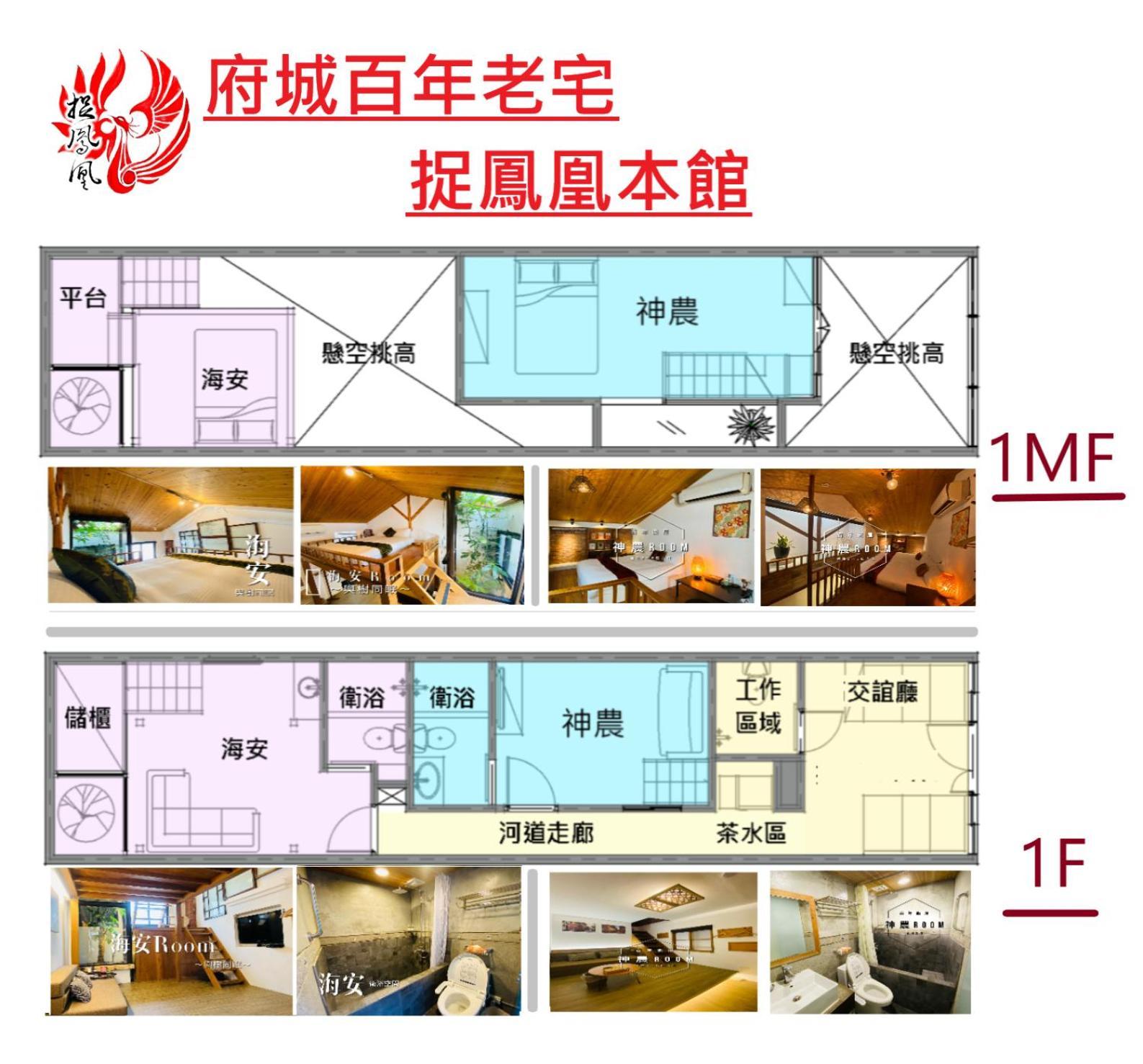 捉鳳凰 台南百年老宅包棟導覽民宿系列catchphoenix Centennial Guesthouse Buitenkant foto